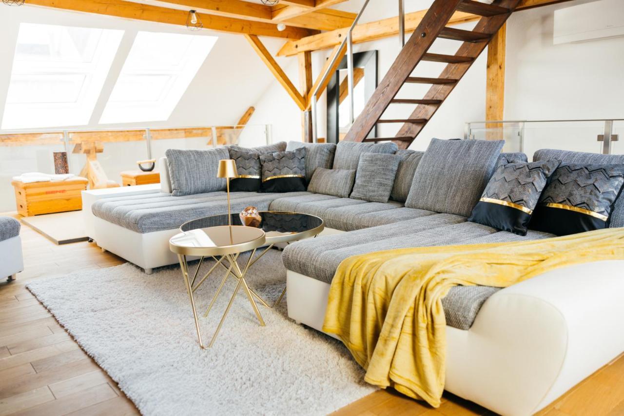 Heimatel - Luxury Penthouse Loft Leilighet Ravensburg Eksteriør bilde
