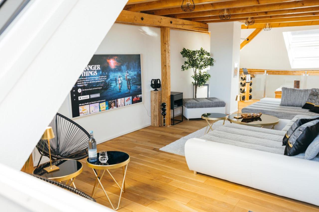 Heimatel - Luxury Penthouse Loft Leilighet Ravensburg Eksteriør bilde