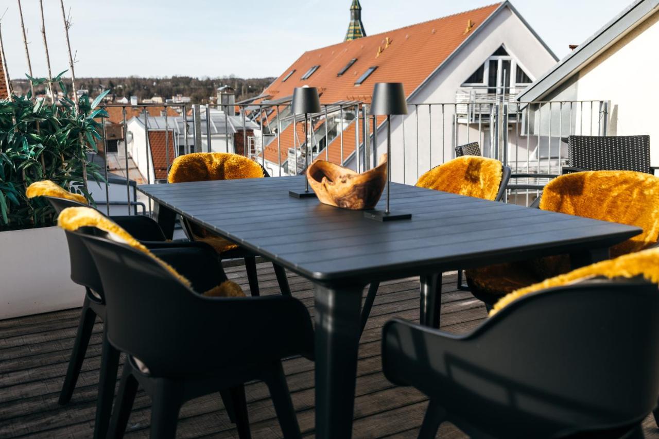 Heimatel - Luxury Penthouse Loft Leilighet Ravensburg Eksteriør bilde
