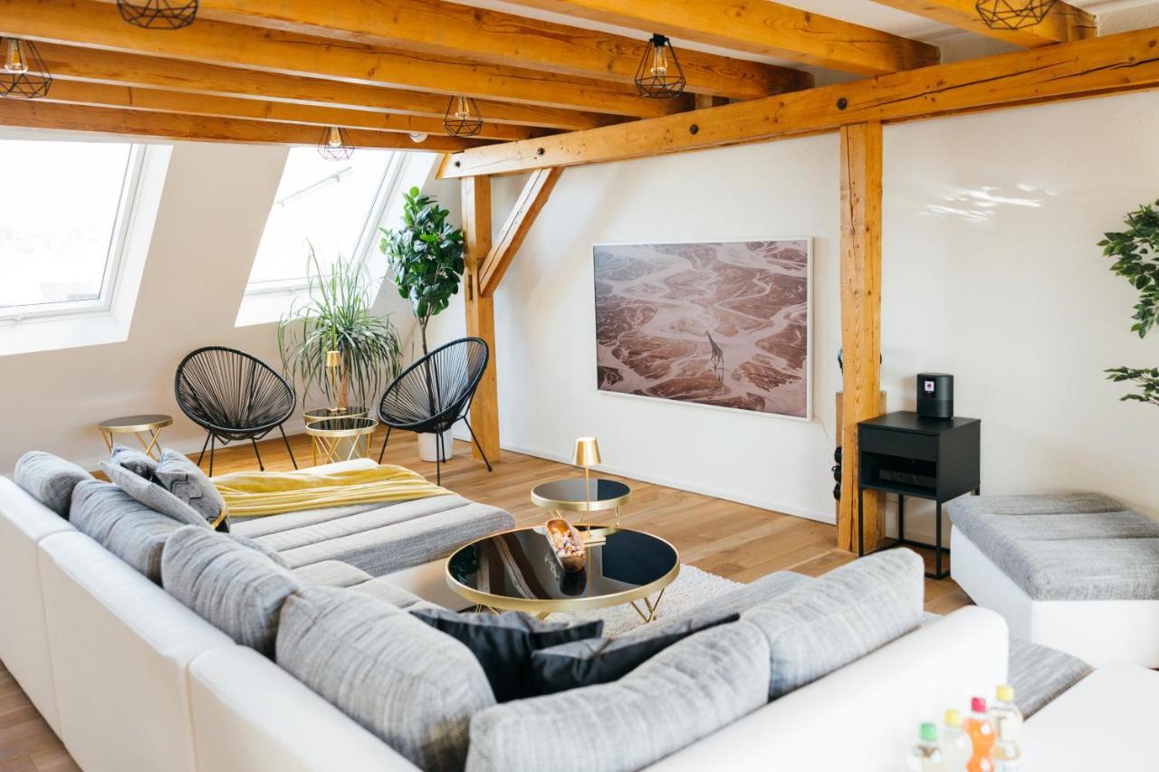 Heimatel - Luxury Penthouse Loft Leilighet Ravensburg Eksteriør bilde
